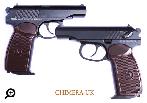 KWC MAKAROV 177 CO2 BB AIR PISTOL