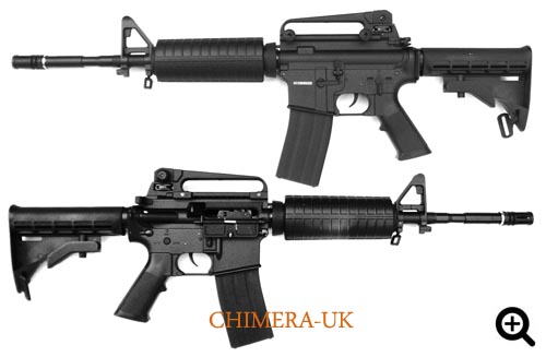 M4A1 177 Co2 bb air rifles