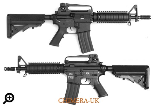 M4 RIS CQB 177 Co2 bb air rifle