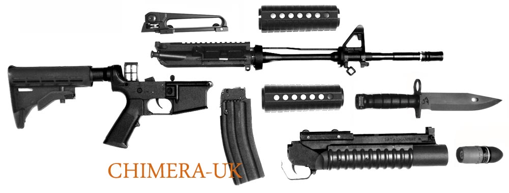 M4A1 Co2 air rifle dismentled upper lower